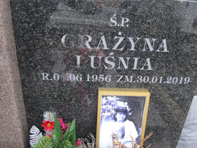 Grażyna Luśnia 1956 Kołbiel - Grobonet - Wyszukiwarka osób pochowanych