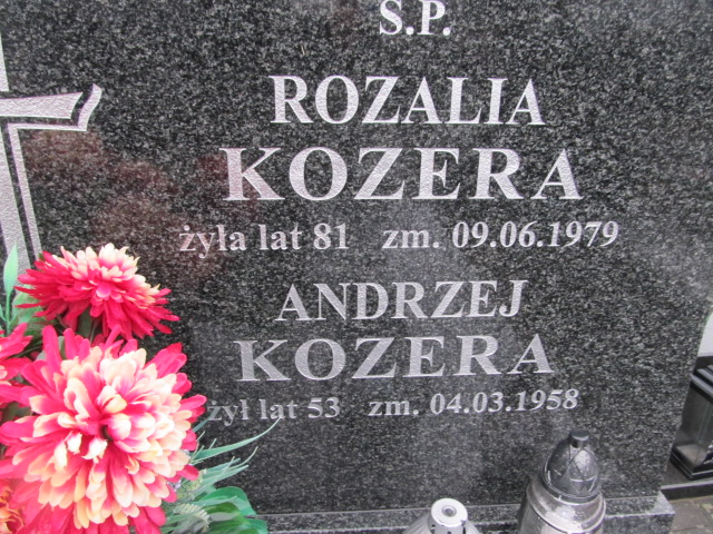 Rozalia Kozera Kołbiel - Grobonet - Wyszukiwarka osób pochowanych