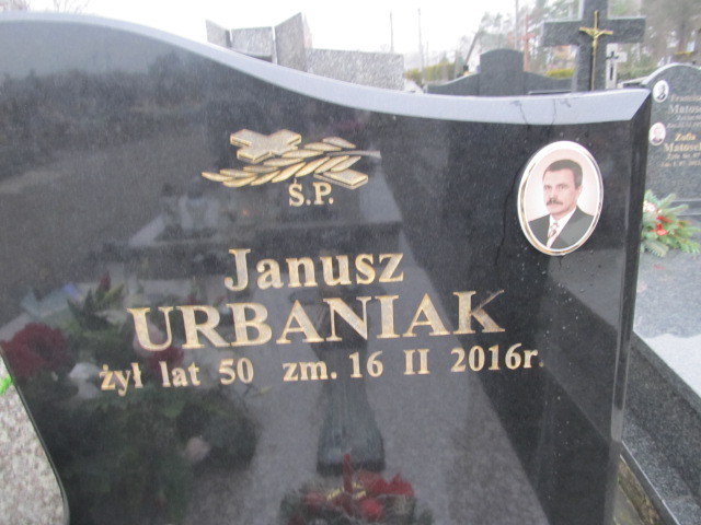 Janusz Urbaniak 1965 Kołbiel - Grobonet - Wyszukiwarka osób pochowanych