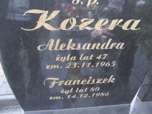 Aleksandra Kozera Kołbiel - Grobonet - Wyszukiwarka osób pochowanych