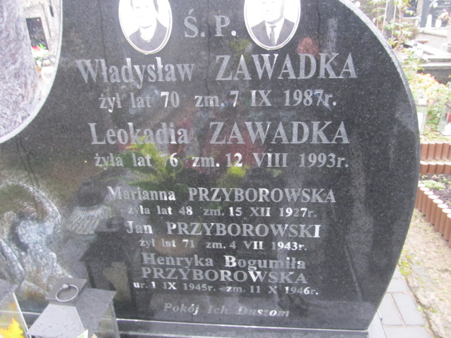 Marianna Przyborowska Kołbiel - Grobonet - Wyszukiwarka osób pochowanych